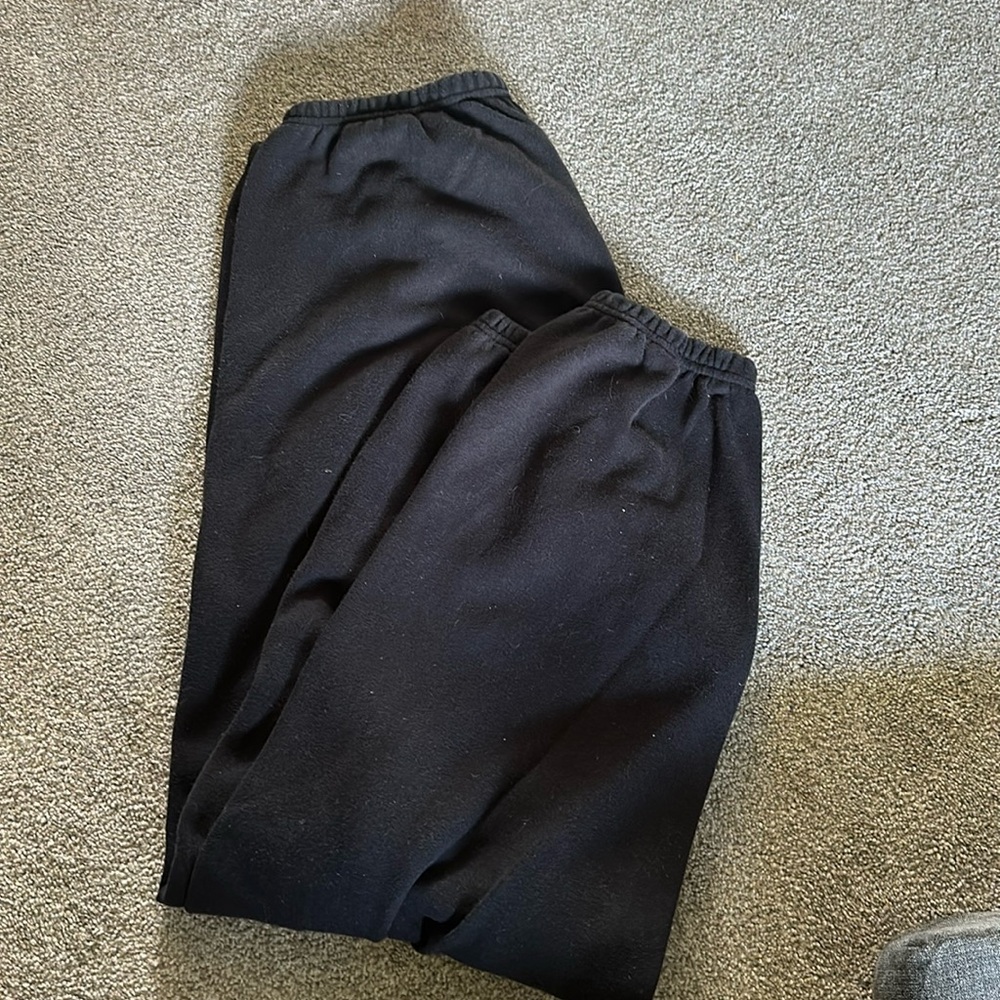 Skims GUC black lounge joggers size large
